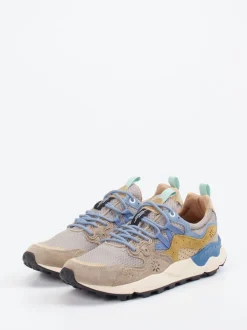 Flower Mountain – Trail-Sneaker aus Mesh und Veloursleder