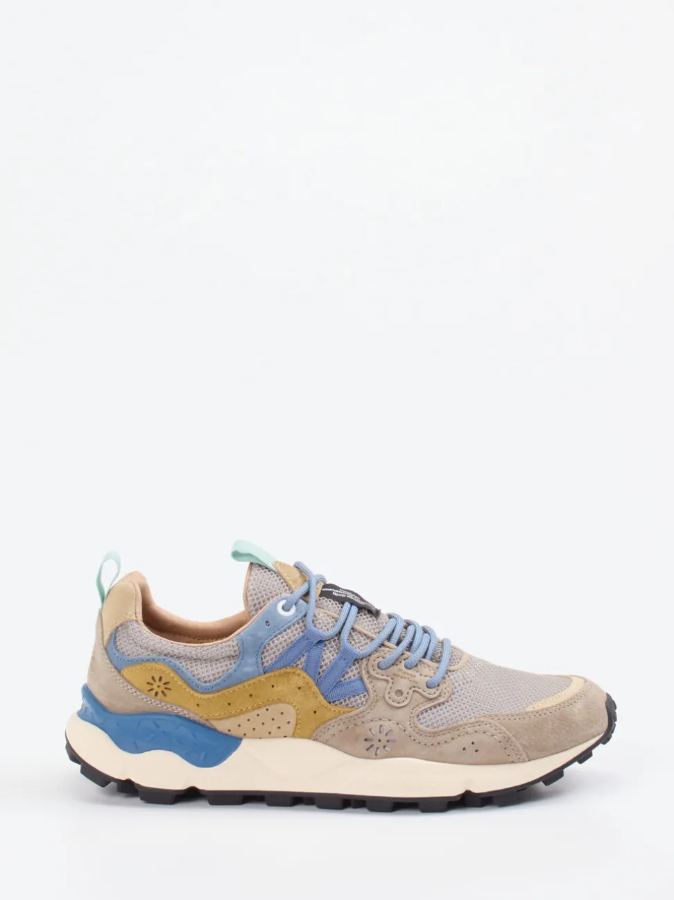Flower Mountain – Trail-Sneaker aus Mesh und Veloursleder