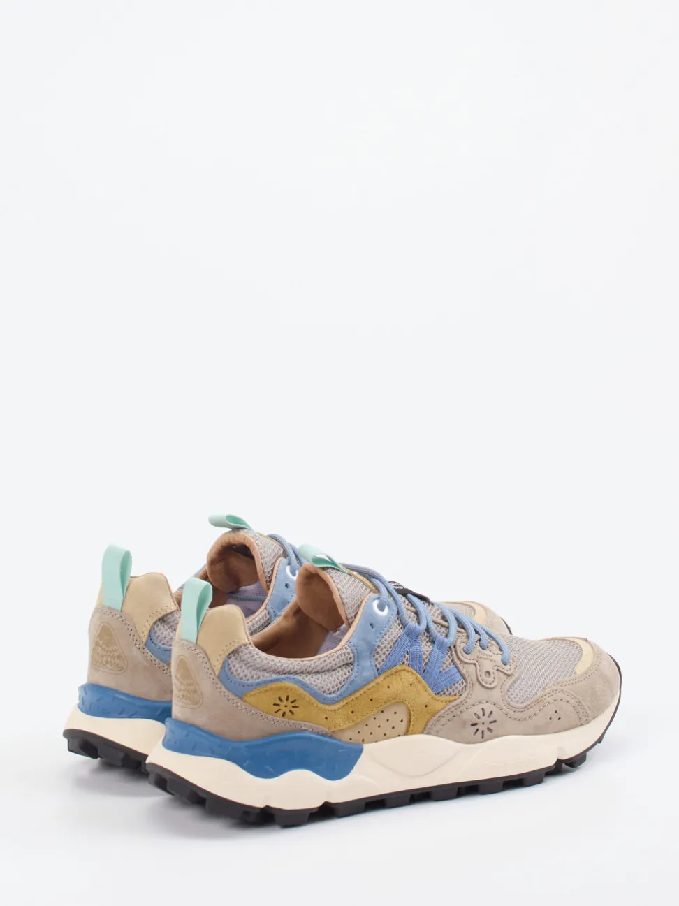 Flower Mountain – Trail-Sneaker aus Mesh und Veloursleder