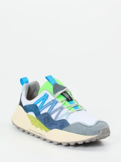 Flower Mountain – Trail-Sneaker aus Veloursleder Weiß