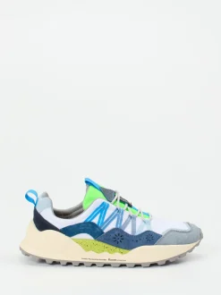 Flower Mountain – Trail-Sneaker aus Veloursleder Weiß