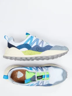 Flower Mountain – Trail-Sneaker aus Veloursleder Weiß