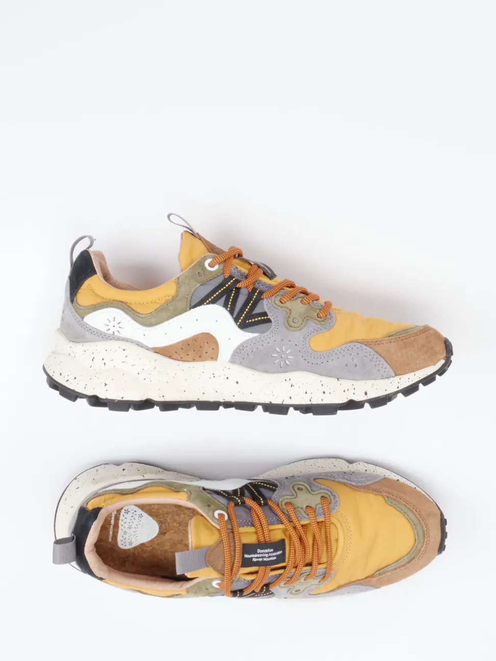 Flower Mountain – Trail-Sneaker aus Veloursleder und Nylon