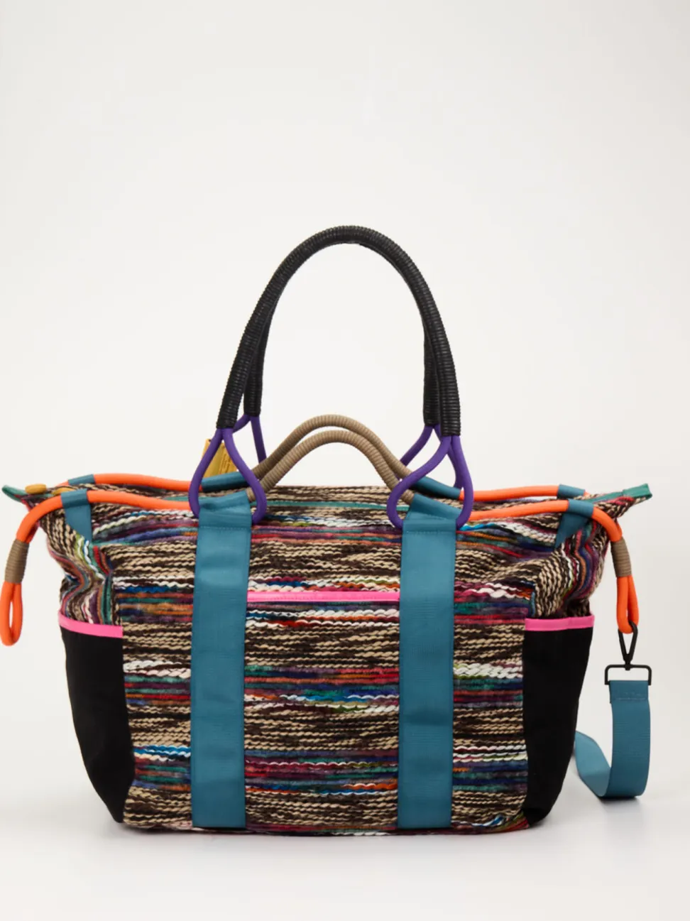 Flower Mountain – Weekender aus Textil im Multicolor-Design