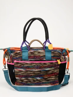 Flower Mountain – Weekender aus Textil im Multicolor-Design