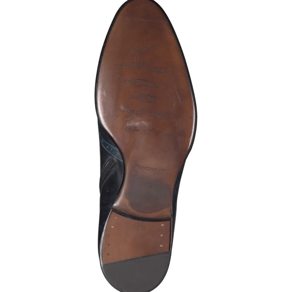 Franceschetti – Stiefelette aus Kalbleder tiefblau