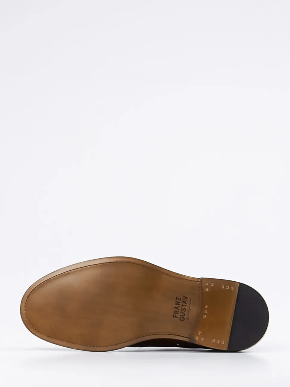 Franz Gustav – Brogue Derby aus Kalbleder cognacbraun