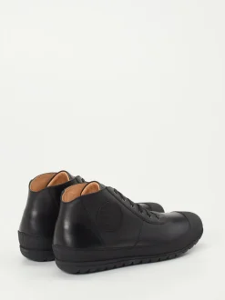 Franz Gustav – Mid-Top Sneaker aus Kalbleder schwarz