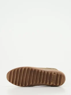 Franz Gustav – Mid-Top Sneaker aus Veloursleder taupe