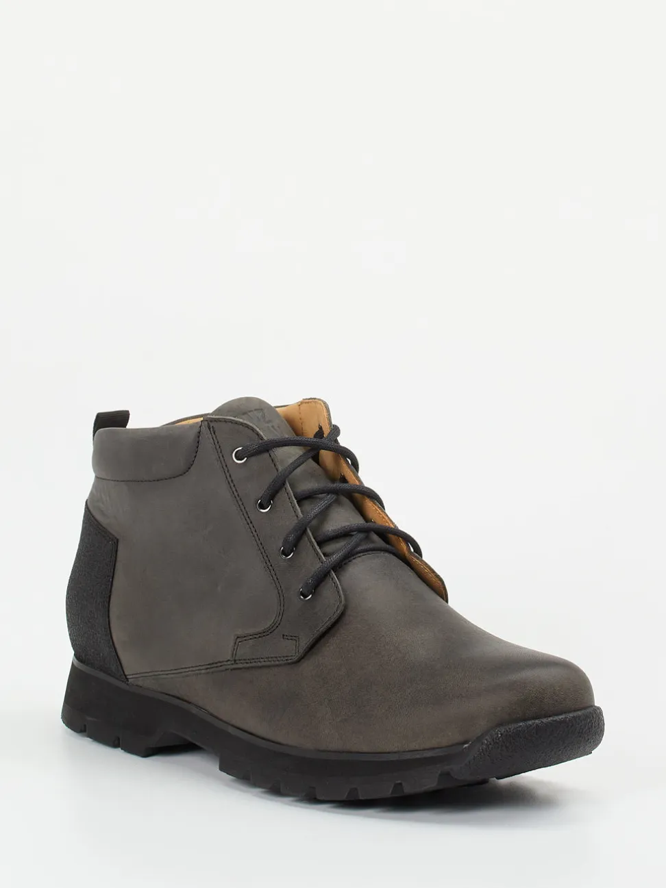Franz Gustav – Schnürboots aus Nubukleder anthrazit