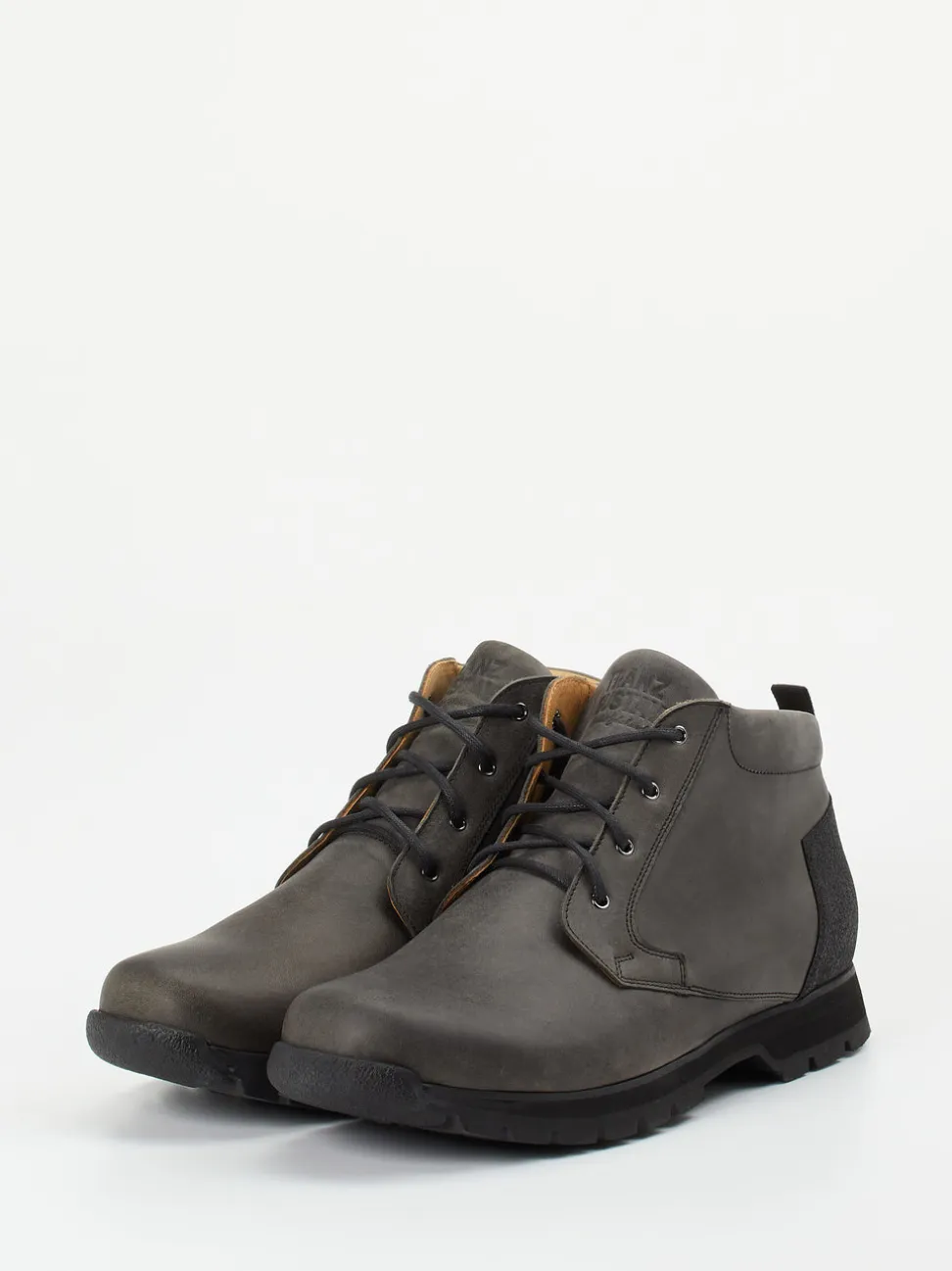 Franz Gustav – Schnürboots aus Nubukleder anthrazit