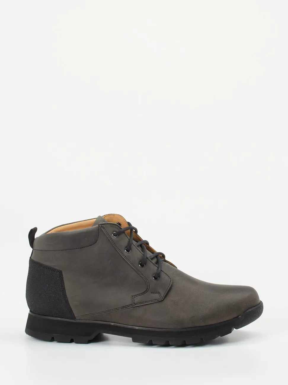 Franz Gustav – Schnürboots aus Nubukleder anthrazit