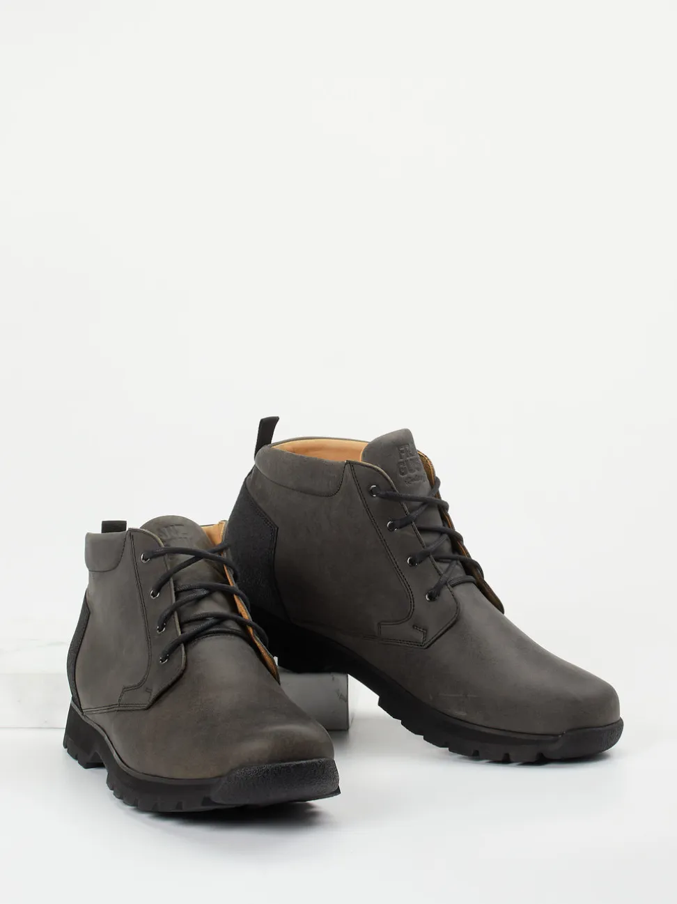 Franz Gustav – Schnürboots aus Nubukleder anthrazit