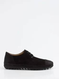 Franz Gustav – Schnürschuh aus Veloursleder schwarz