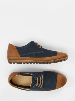 Franz Gustav – Schnürschuhe aus Kalbleder dunkelblau