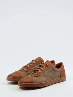 Franz Gustav – Sneaker aus Veloursleder in Braun