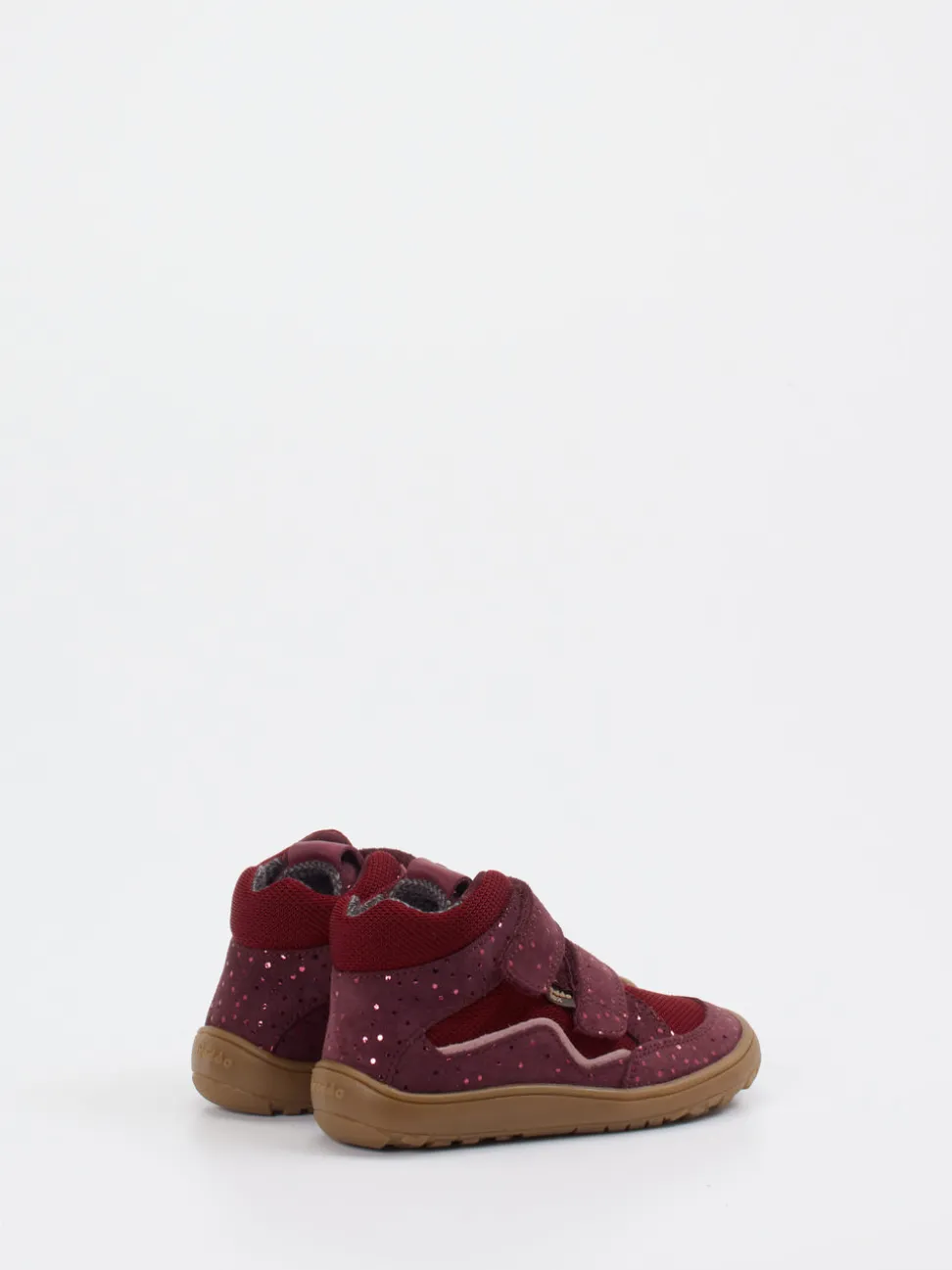 Froddo – Barfuß-Sneaker aus geprägtem Leder bordeaux