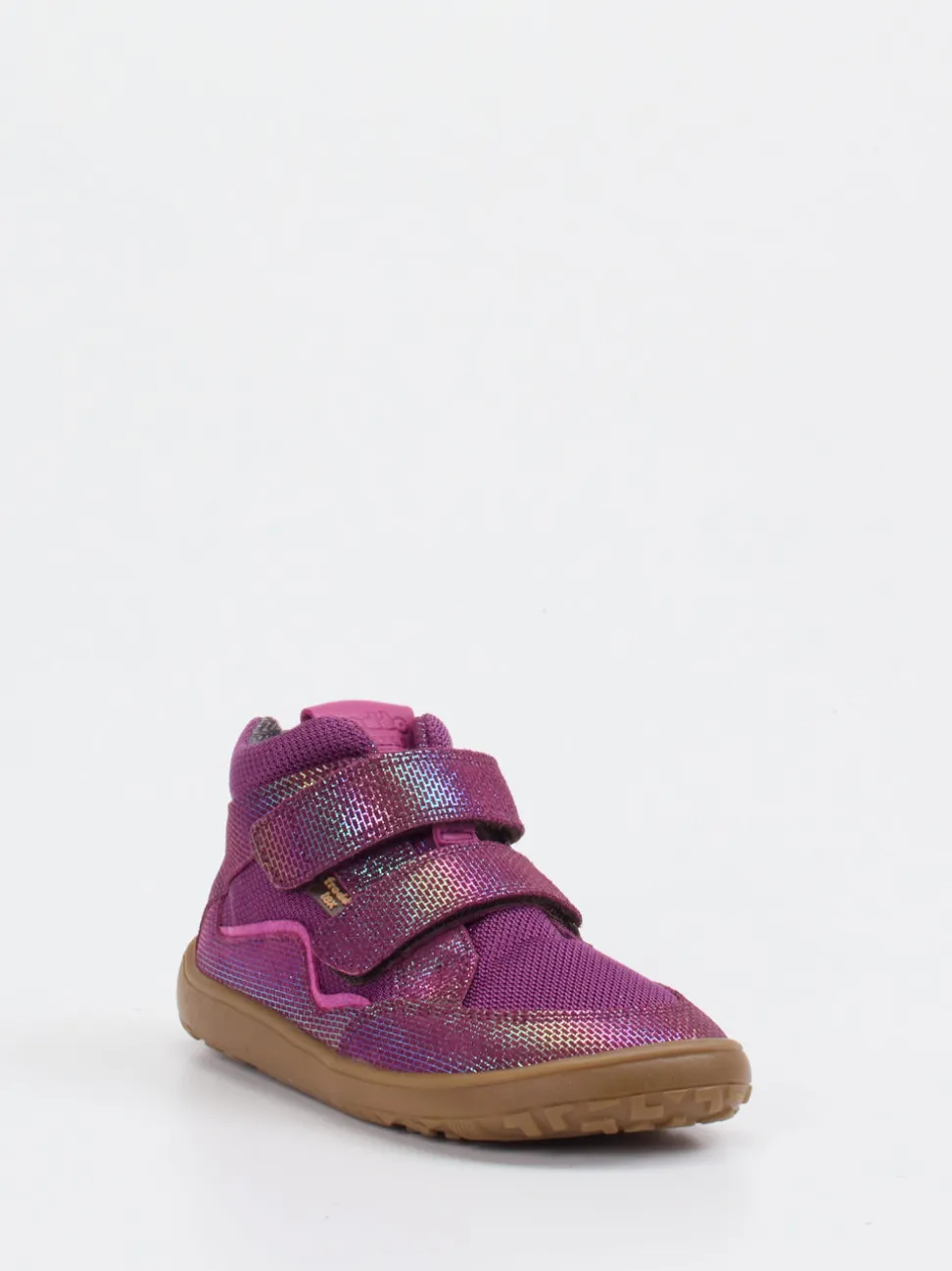 Froddo – Barfuß-Sneaker aus geprägtem Leder violett