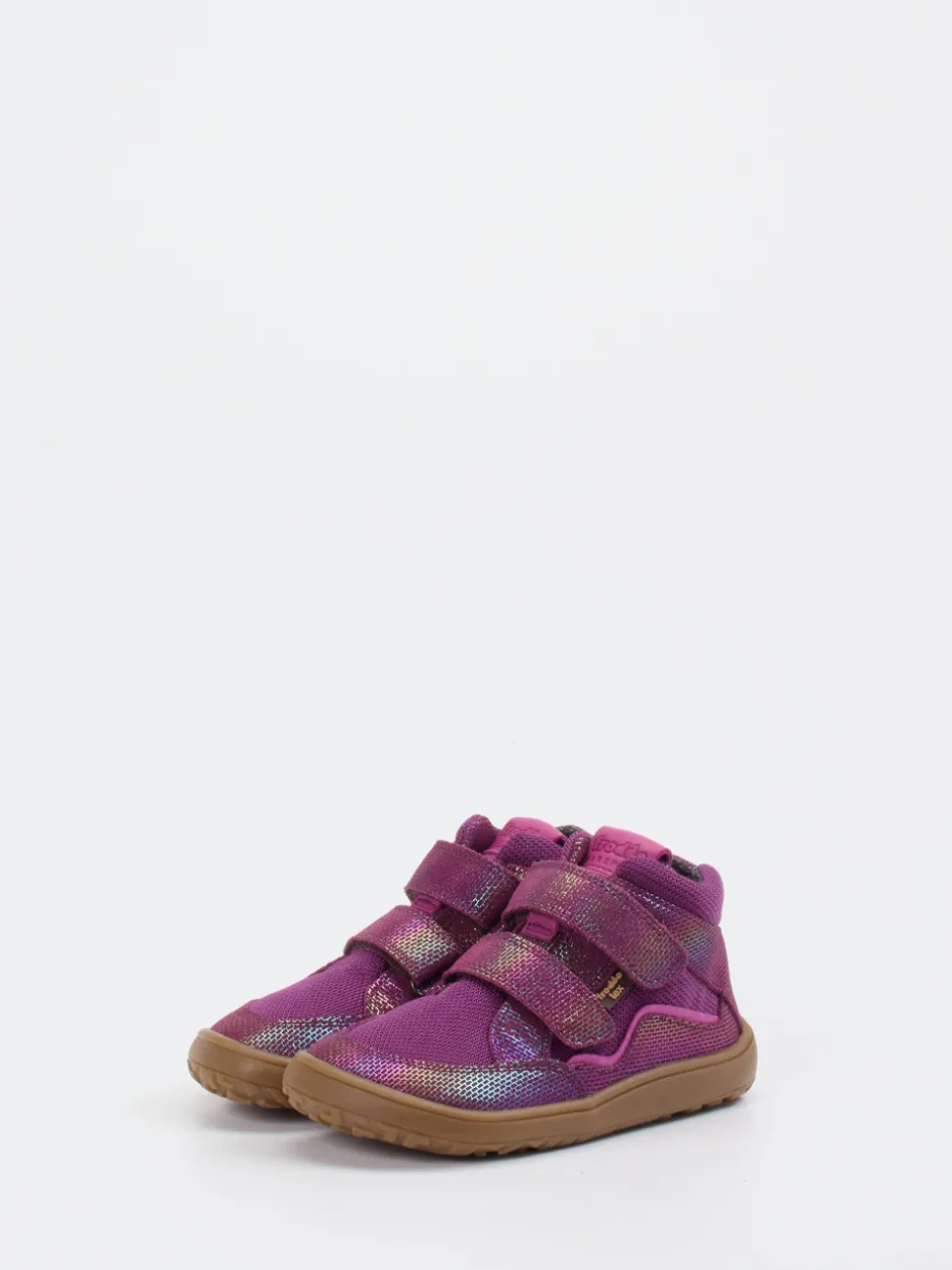 Froddo – Barfuß-Sneaker aus geprägtem Leder violett