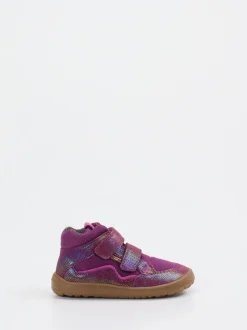 Froddo – Barfuß-Sneaker aus geprägtem Leder violett