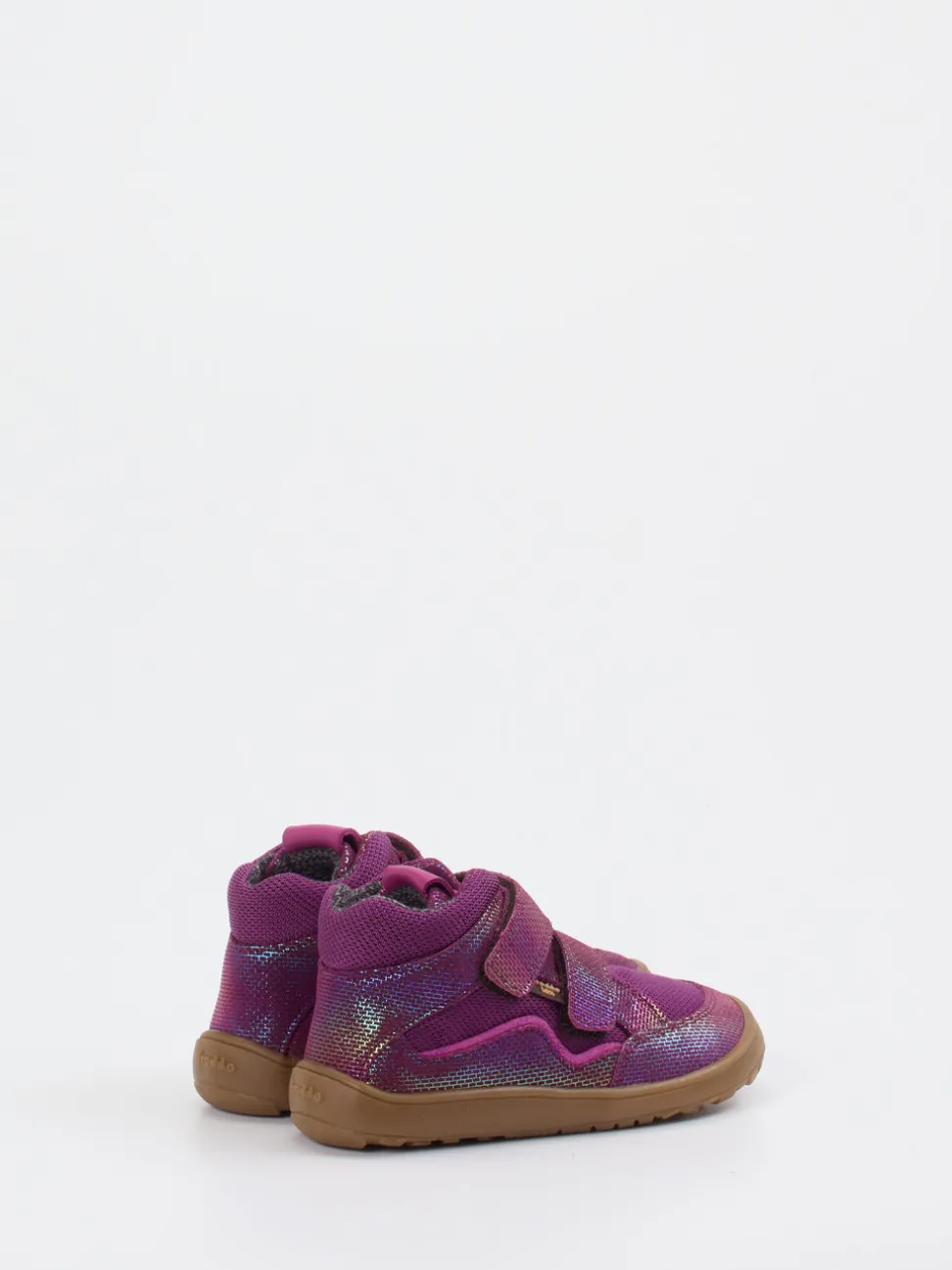 Froddo – Barfuß-Sneaker aus geprägtem Leder violett