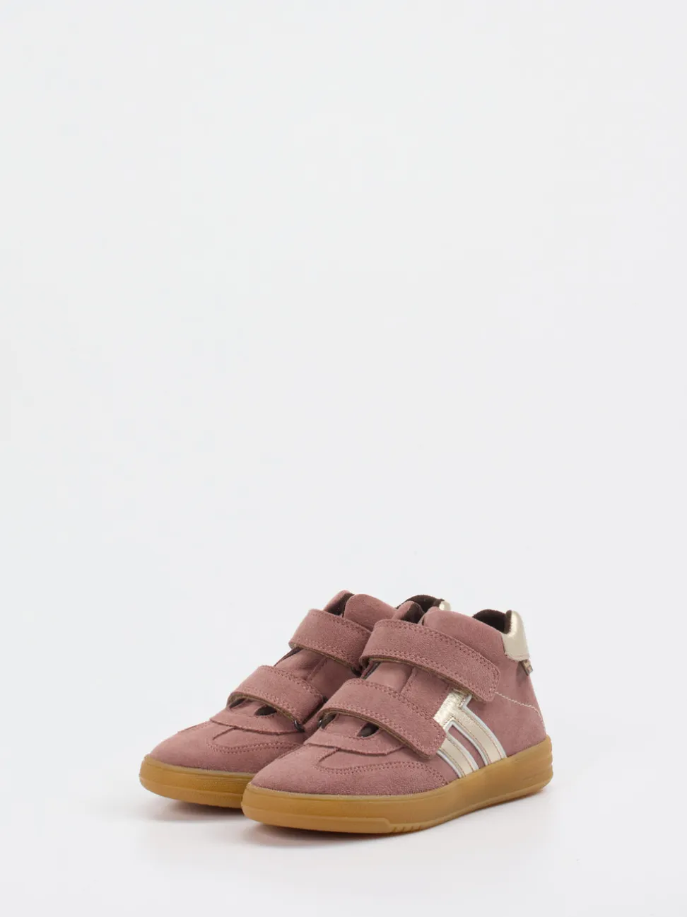 Froddo – High-Top-Sneaker aus Veloursleder altrosa