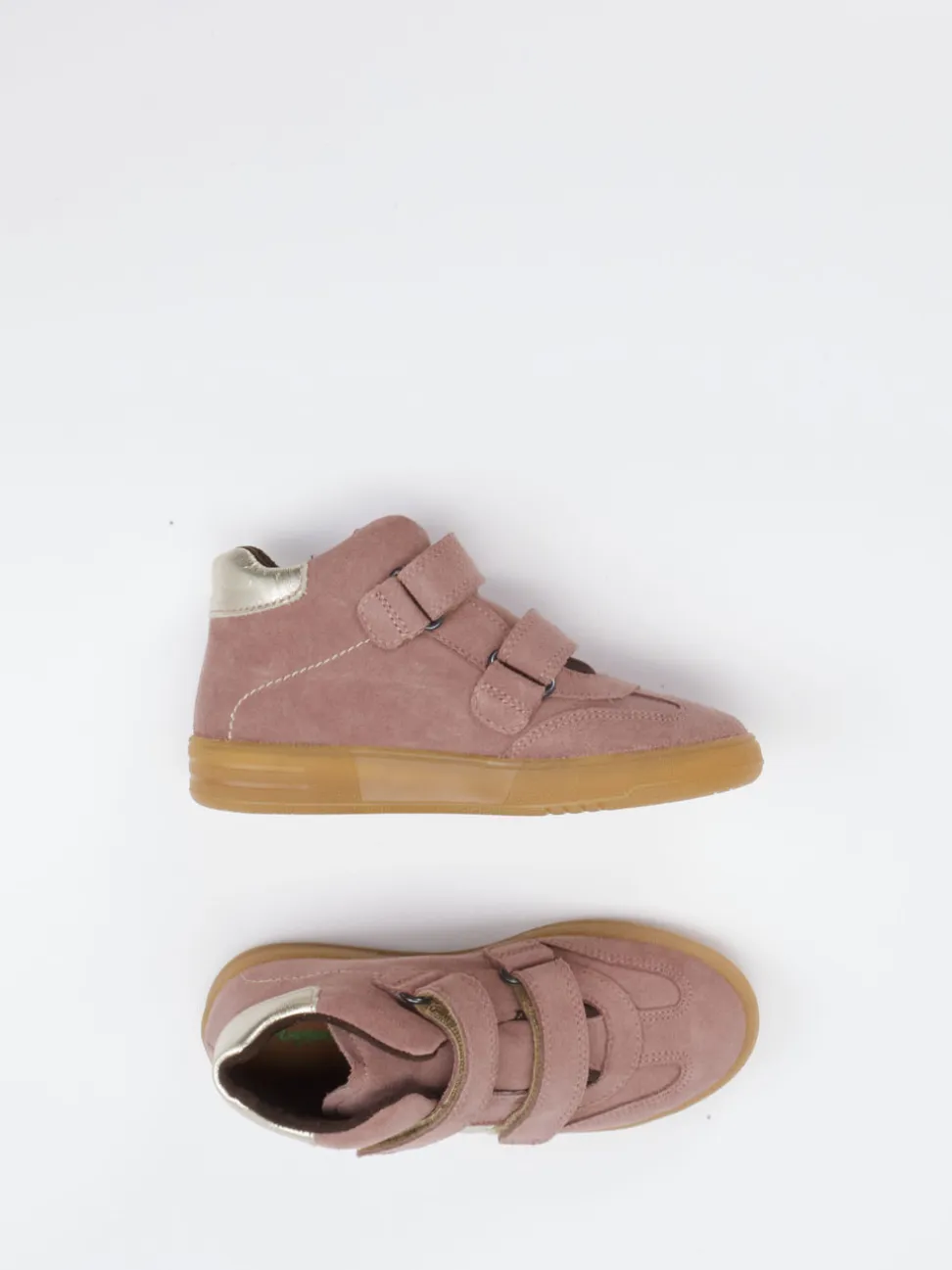 Froddo – High-Top-Sneaker aus Veloursleder altrosa