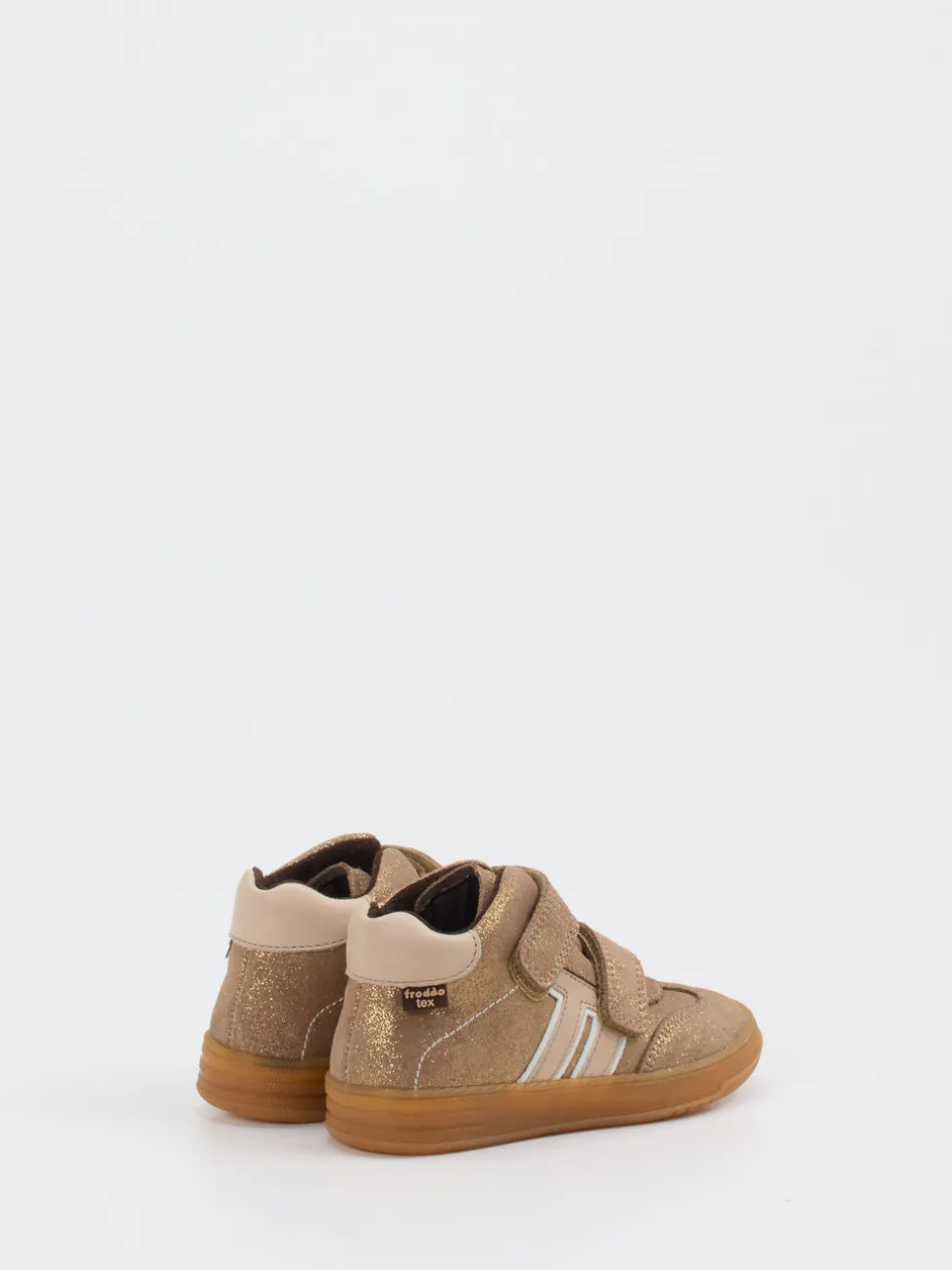 Froddo – High-Top-Sneaker aus Metallic in Gold