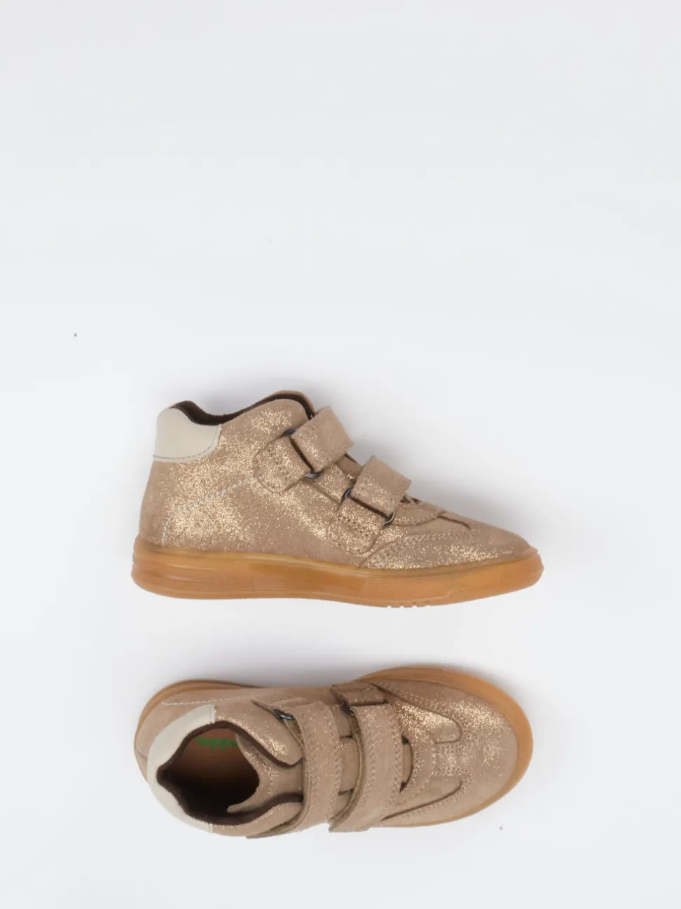 Froddo – High-Top-Sneaker aus Metallic in Gold