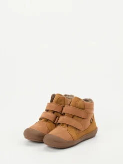 Froddo – Kinder-Klettboots aus Nubukleder cognacbraun