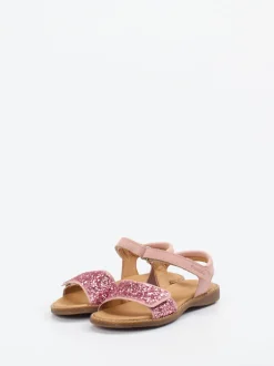 Froddo – Kindersandale aus Metallicleder rosa