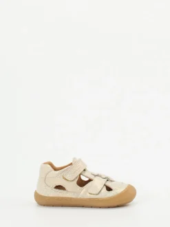 Froddo – Kindersandalen aus geprägtem Leder gold
