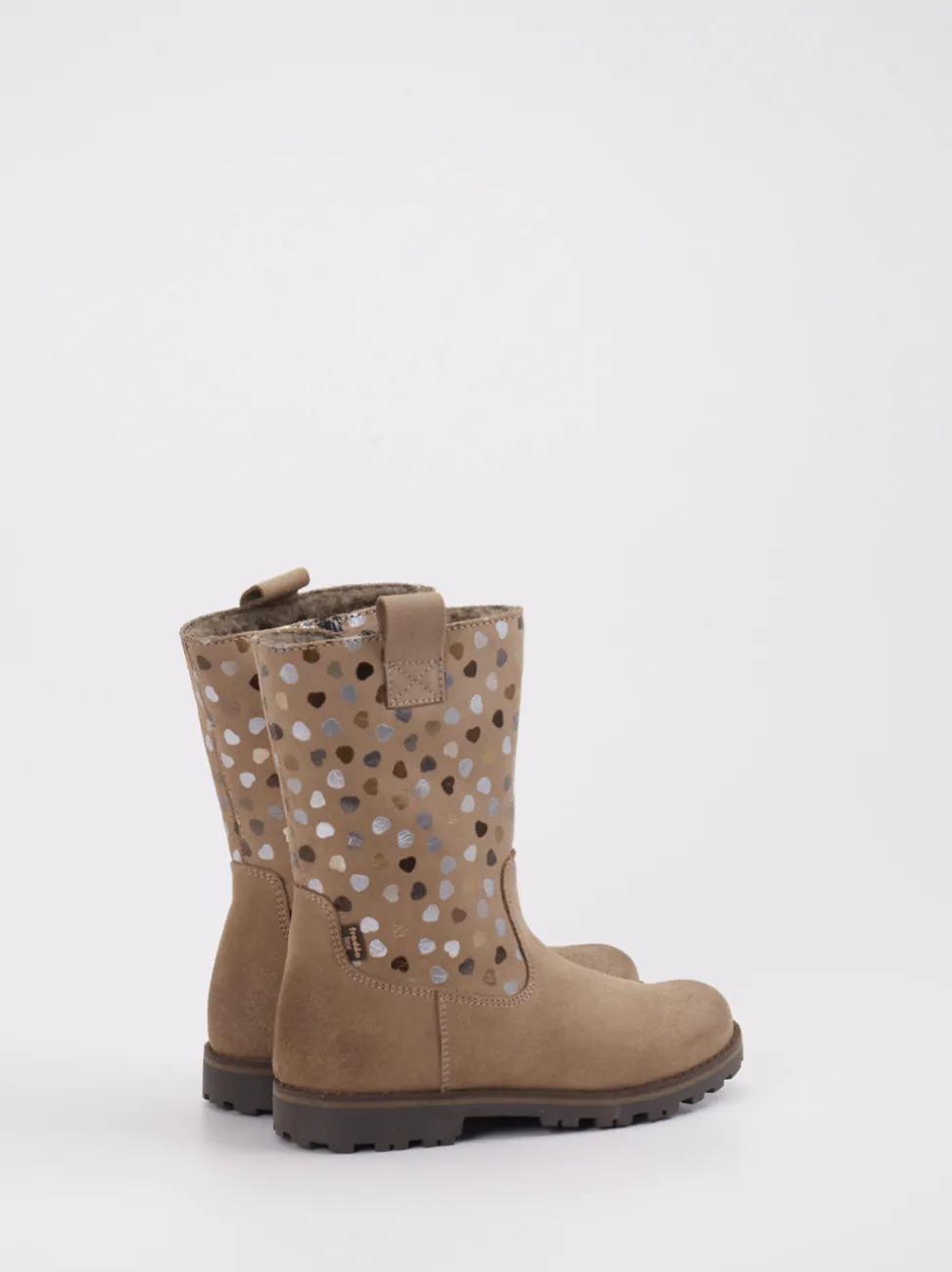 Froddo – Kinderstiefel aus geprägtem Leder sandbeige