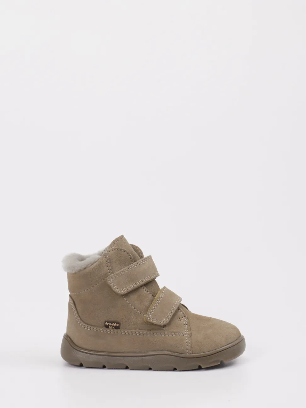 Froddo – Kinder-Winterboots aus Veloursleder taupe