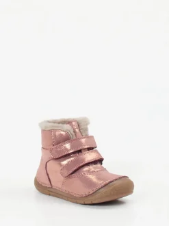 Froddo – Klett-Boots aus Metallicleder roségold