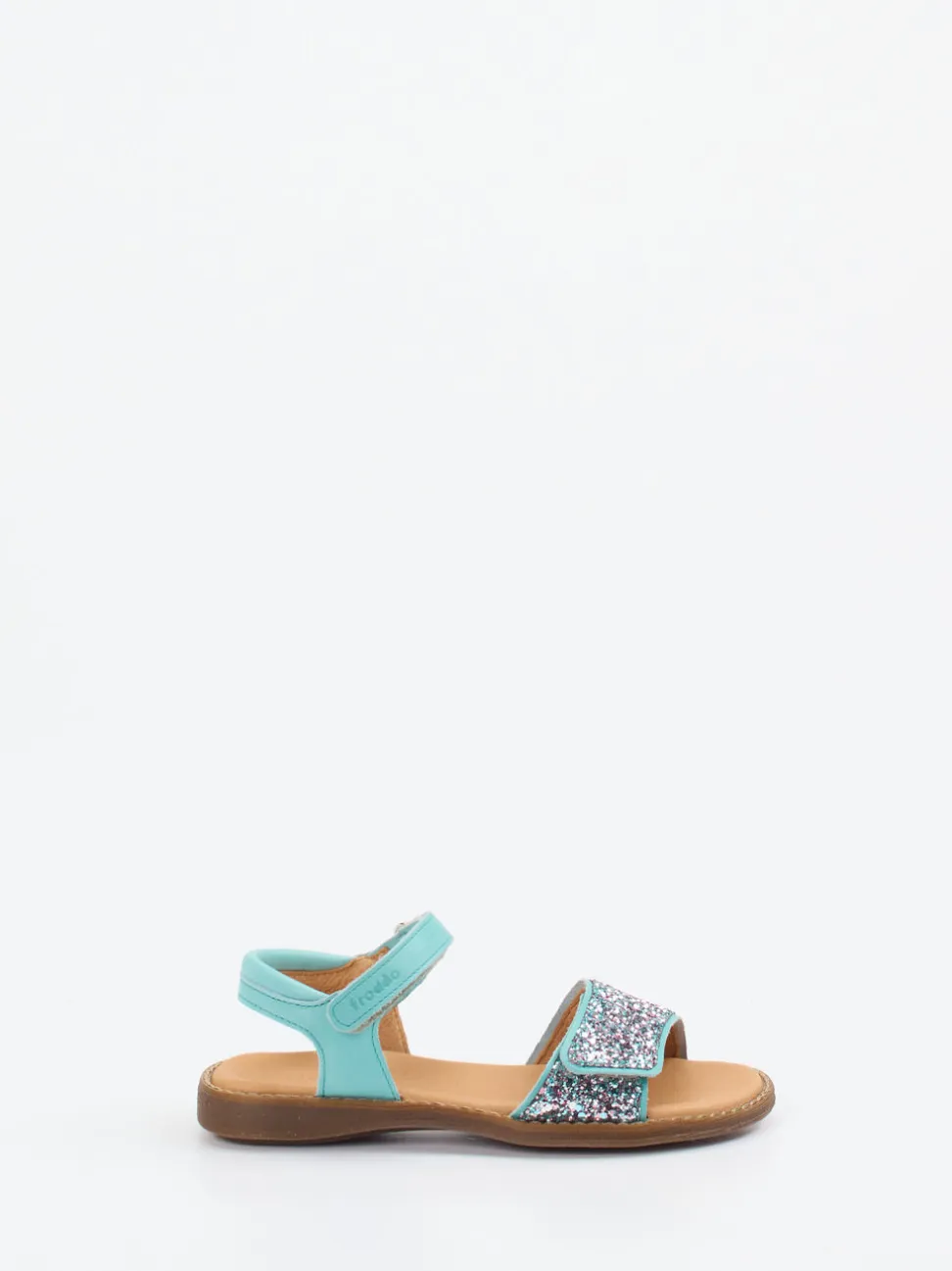 Froddo – Klettsandale aus Metallic mit Glitzerdetails