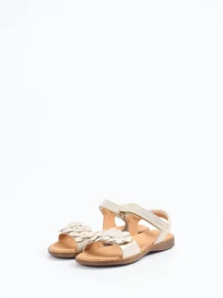 Froddo – Klettsandale aus Metallicleder champagner