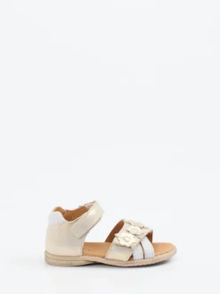 Froddo – Klettsandale aus Metallicleder goldfarben