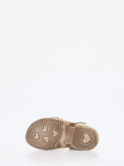 Froddo – Klettsandale aus Metallicleder goldfarben
