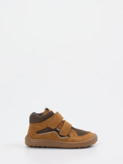 Froddo – Klettverschlussboot aus Veloursleder cognac