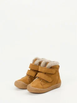 Froddo – Lauflernboots aus Veloursleder cognac