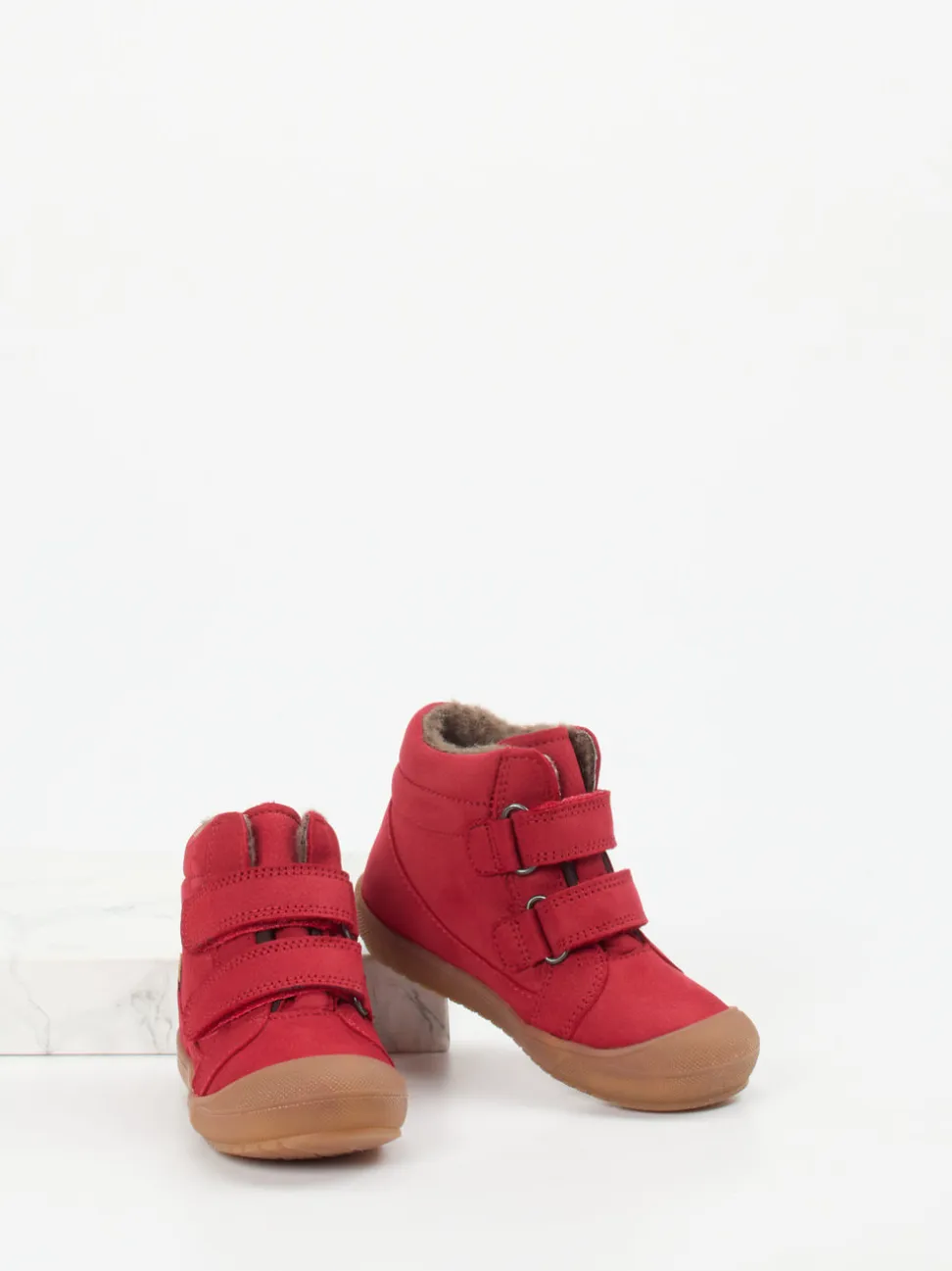 Froddo – Lauflernschuh aus Nubukleder rot