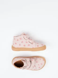 Froddo – Lauflernschuhe aus Veloursleder rosa