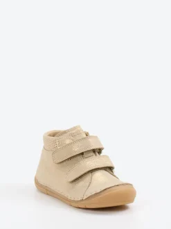 Froddo – Lauflernschuhe aus Metallic-Leder gold