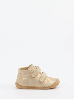 Froddo – Lauflernschuhe aus Metallic-Leder gold