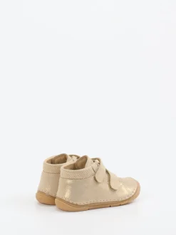 Froddo – Lauflernschuhe aus Metallic-Leder gold