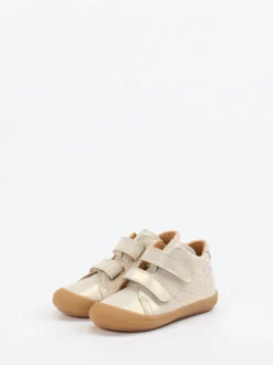 Froddo – Lauflernschuhe aus Metallicleder champagner