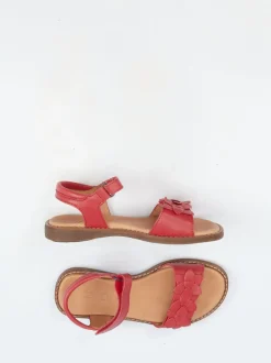 Froddo – Mädchensandalen aus Kalbleder kirschrot
