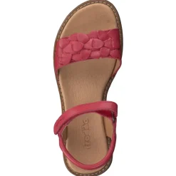 Froddo – Mädchensandalen aus Kalbleder kirschrot