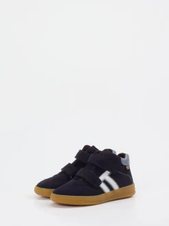 Froddo – Mid-Top Sneaker aus Veloursleder Dunkelblau